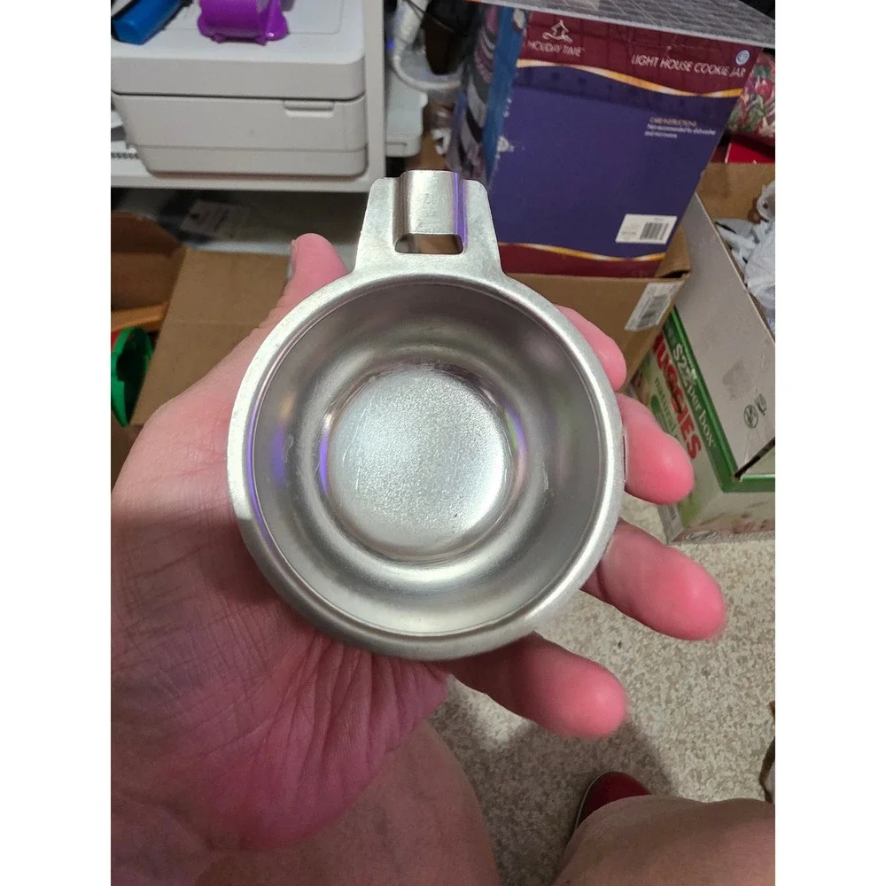 Set of 3 Stainless Steel Egg Poacher Replacement Cups Metal Inserts for Pan